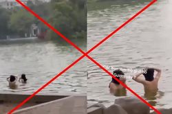Công an điều tra clip giả mạo '2 cô gái tắm tiên tại Hồ Gươm'