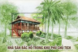 Phát hành đặc biệt bộ tem 'Nhà sàn Bác Hồ trong khu Phủ Chủ tịch'