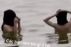 Thông tin 2 thiếu nữ 'tắm tiên' ở Hồ Gươm là không chính xác