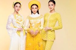 Hoa hậu Thùy Tiên, Lương Thùy Linh, Bảo Ngọc đọ sắc trong trang phục 3 miền