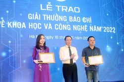 Trao Giải thưởng báo chí về khoa học - công nghệ năm 2022