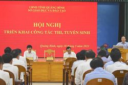Quảng Bình rà soát khâu chuẩn bị tổ chức kỳ thi tốt nghiệp THPT