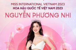 Á hậu Phương Nhi tham dự Hoa hậu Quốc tế