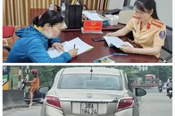 Xử phạt lái xe dán băng dính lên biển số ôtô để né phạt nguội