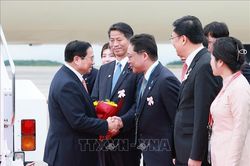 Thủ tướng tới Hiroshima bắt đầu dự Hội nghị thượng đỉnh G7 và làm việc tại Nhật Bản