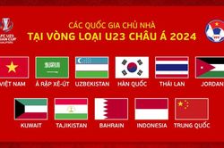 Việt Nam sẽ đăng cai bảng đấu tại Vòng loại U23 châu Á 2024