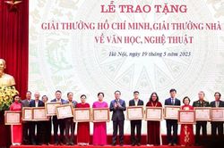 Trao tặng Giải thưởng Hồ Chí Minh về văn học, nghệ thuật năm 2022