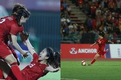 Hot girl ĐT Việt Nam Thanh Nhã bật mí về siêu phẩm 'lá vàng rơi' mang về HCV SEA Games
