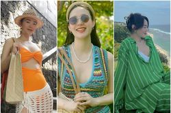 Học 5 cách diện đồ sang, xinh, chảnh của Minh Hằng cho mẹ bầu đi biển