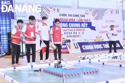 Kết thúc vòng chung kết cuộc thi sáng tạo Robocar dành cho sinh viên các trường đại học khu vực miền Trung