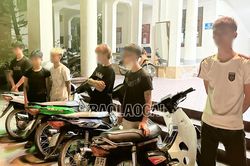 Bắt nhóm đối tượng điều khiển xe mô tô náo loạn đường phố