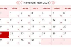Xem lịch âm ngày 21/5/2023