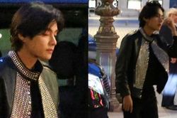 V (BTS) biến đường phố Paris thành sàn catwalk trong lần đầu xuất hiện