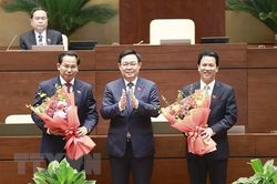 Quốc hội phê chuẩn bổ nhiệm Bộ trưởng Bộ TN&MT và Chủ nhiệm Ủy ban Tài chính - Ngân sách