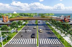 Kiểm tra thực tế và tiến độ thi công cầu vượt băng đường Nguyễn Tất Thành