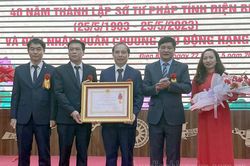 Sở Tư pháp kỷ niệm 40 năm thành lập