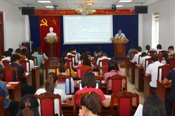 76 học viên tham gia lớp bồi dưỡng lý luận chính trị dành cho đảng viên mới