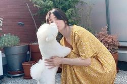 Song Hye Kyo khoe khoảnh khắc bình yên bên cún cưng, nhưng mặt mộc hoàn hảo mới là tiêu điểm
