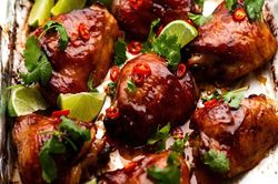 Cách làm gà nướng nhanh gọn cho mâm cơm hè