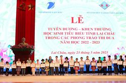 Lai Châu tuyên dương, khen thưởng 190 học sinh tiêu biểu