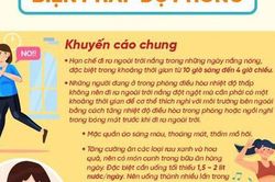 Cách phòng tránh và xử trí khi say nắng, đột quỵ do nóng