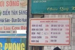 Xử phạt chủ quán bán một suất bún 35 nghìn đồng chỉ có 2 miếng chả