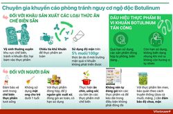 Chuyên gia khuyến cáo phòng tránh nguy cơ ngộ độc Botulinum