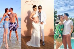 Phương Trinh Jolie tự tin khoe bụng bầu, được chồng tháp tùng dự Fashion Show