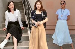 Sao Việt biến hóa trẻ trung và thanh lịch với chân váy xếp ly