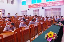 Chi đội Kiểm ngư số 4 tổ chức kiểm tra đánh giá trình độ cán bộ giai đoạn 1