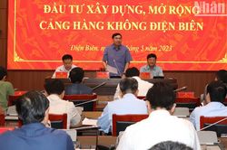 Tháo gỡ vướng mắc, đẩy nhanh tiến độ thi công Dự án Cảng hàng không Điện Biên
