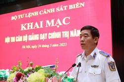 Bộ tư lệnh Cảnh sát biển khai mạc Hội thi cán bộ giảng dạy chính trị