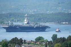 Tàu sân bay lớn nhất thế giới đến Na Uy, phô trương sức mạnh của NATO