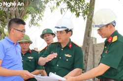 Kiểm tra tiến độ xây dựng doanh trại các cơ quan, đơn vị trong quân đội
