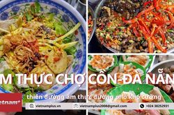Trải nghiệm ẩm thực đường phố độc đáo tại chợ Cồn-Đà Nẵng