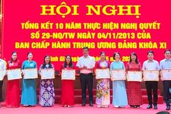 Bình Gia: Tổng kết 10 năm thực hiện Nghị quyết số 29-NQ/TW