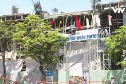 Hiện trường vụ sập giàn giáo khiến 5 người thương vong ở Đà Nẵng