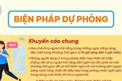 Chăm sóc, bảo vệ sức khỏe trong điều kiện nắng nóng
