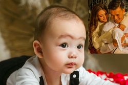 Bùi Tiến Dũng và vợ Tây siêu mẫu khoe ảnh con trai, nhận triệu lời chúc tốt đẹp