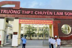 Hơn 1.500 thí sinh tham dự Kỳ thi vào lớp 10 Trường THPT Chuyên Lam Sơn (Thanh Hóa)