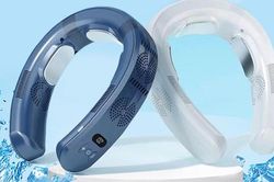 Hà Nội: Rộ mốt mua quạt mini đeo cổ chống nóng