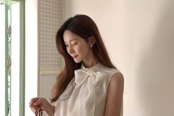 Bí quyết diện áo không tay đi làm vẫn thanh lịch