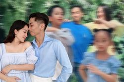 Khánh Thi - Phan Hiển ôm bụng bầu nhảy múa cùng 2 con: Hạnh phúc khó ai bì kịp!