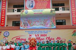 Chương trình Ngày hội 'Những nốt nhạc chào hè' - tổng kết năm học tại Trường Tiểu học Bắc Cường