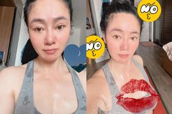 Quách Thu Phương tự tin khoe mặt mộc ở tuổi 46