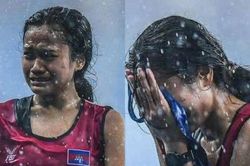 Báo Mỹ ca ngợi quyết tâm không bỏ cuộc của nữ VĐV Campuchia khi chạy một mình dưới cơn mưa tầm tã tại SEA Games