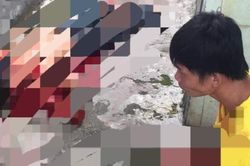 Đâm chết bạn nhậu, thanh niên ngồi bên thi thể chờ công an bắt giữ