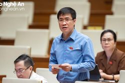 Đại biểu đoàn Nghệ An đề nghị Quốc hội giám sát việc thực hiện quy định pháp luật về xây dựng các hệ thống thông tin, cơ sở dữ liệu