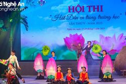 Công bố thứ tự các đội thi trình diễn tại Hội thi 'Hát dân ca trong trường học' ở Nghệ An
