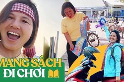 Hành trình xuyên Việt 'mang sách đi chơi' đầy nhân văn của người phụ nữ 7x